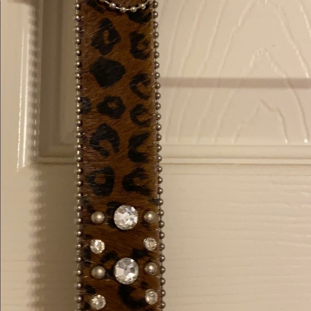 Cheetah Hair print belt
